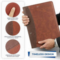 Samsill Two-Tone Pad Holder, Tan, SAM71656