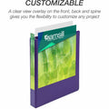 Samsill Earthchoice Durable View Binder, Assorted, 8 1/2" Width x 11" Length, 4 / Pack, SAMMS48639