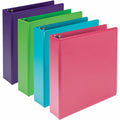 Samsill Earthchoice Durable View Binder, Assorted, 8 1/2" Width x 11" Length, 4 / Pack, SAMMS48669