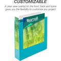 Samsill Earthchoice Durable View Binder, Assorted, 8 1/2" Width x 11" Length, 4 / Pack, SAMMS48669