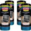 Weiman E-Tronic Wipes, White, 4 / Carton, WMN93ACT