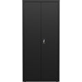 Lorell Fortress Series Slimline Storage Cabinet, Black, LLR69830BK