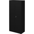 Lorell Fortress Series Slimline Storage Cabinet, Black, LLR69830BK