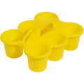 Deflecto Antimicrobial Kids 6 Cup Caddy, Yellow, DEF39509YEL
