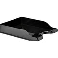 Deflecto AntiMicrobial DocuTray, Black, DEF63906