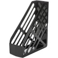 Deflecto AntiMicrobial Jumbo Magazine File, Black, DEF63907