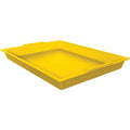Deflecto Antimicrobial Finger Paint Tray, Yellow, DEF39507YEL