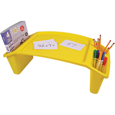 Deflecto Antimicrobial Kids Lap Tray, Yellow, DEF39502YEL