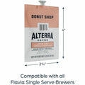 Lavazza North America Flavia Freshpack Alterra Donut Shop Coffee Freshpacks, 100 / Carton, LAV48019