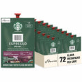 Lavazza Flavia Freshpack Starbucks Espresso Roast Freshpack, 72 / Carton, LAV48041