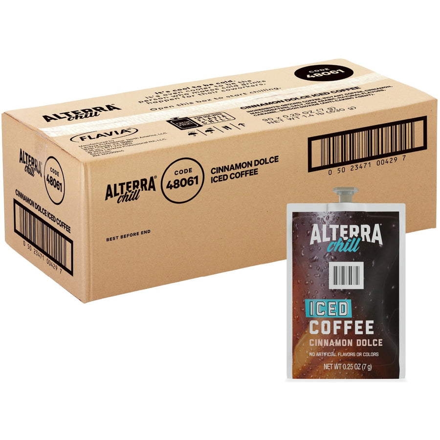 Flavia Iced Cinnamon Dolce Coffee, No Artificial Flavor, 90 / Carton, LAV48061