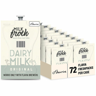 Lavazza North America Flavia Real Milk Froth Powder Freshpack, 72 / Carton, LAV48002