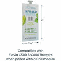 Lavazza Flavia Cucumber Lime Mint Infused Water, 100 / Carton, LAV48051