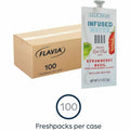 Lavazza Flavia Strawberry Basil Infused Water, 100 / Carton, LAV48053