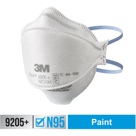 3M Aura N95 Particulate Respirator 9205, White, 10 / Pack, MMM9205P10DC