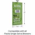 Lavazza North America Flavia Bright Tea Co Select Green Tea Freshpack Green Tea Freshpack, 100 / Carton, LAV48028