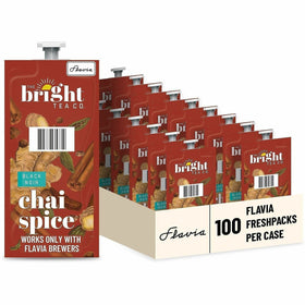 Lavazza Flavia Bright Tea Co. Chai Spice Tea Herbal Tea Freshpack, 100 / Carton, LAV48021