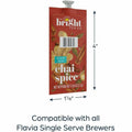 Lavazza North America Flavia Bright Tea Co. Chai Spice Tea Herbal Tea Freshpack, 100 / Carton, LAV48021