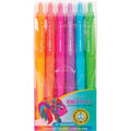 So-Mine Serve Berry Quick Dry Retract Gel Ink Pen, 6 / Pack, SRVBRGEL07B6KRB