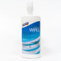 Genuine Joe Disinfecting Wipes, White, 6 / Carton, GJOW75F