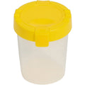 Deflecto Antimicrobial Kids No Spill Paint Cup Yellow, DEF39515YEL