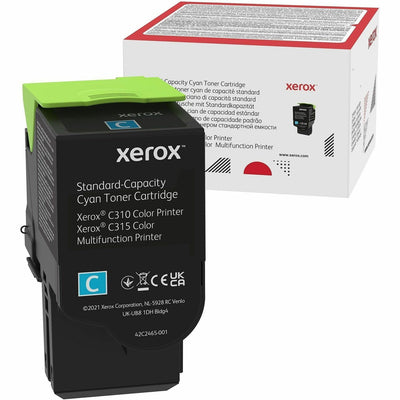 Xerox Original Standard Yield Laser Toner Cartridge - Single Pack - Cyan -, XER006R04357