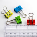 Officemate Smiling Face Binder Clips, Small, Asst Color, 42 Pcs, Red, 42 / Pack, OIC31090