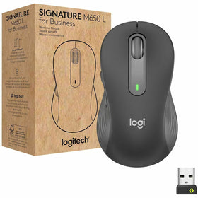Logitech Signature M650 Mouse, Graphite, LOG910006272