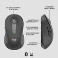 Logitech Signature M650 Mouse, Graphite, LOG910006272