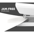 Fellowes LX820 Classic Office/Desktop Stapler, White, FEL5011401