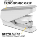 Fellowes LX840 Half Strip EasyPress Stapler White, FEL5011501