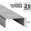 Fellowes �" Full Strip of Staples 5000pk, Silver, FEL5010801