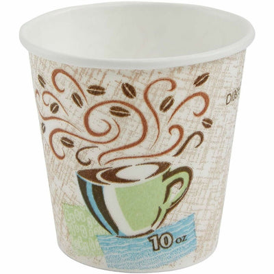 Georgia Pacific . Dixie PerfecTouch 10 oz Insulated Paper Hot Coffee Cups by GP Pro, White, 20 / Carton, DXE5310DXCT