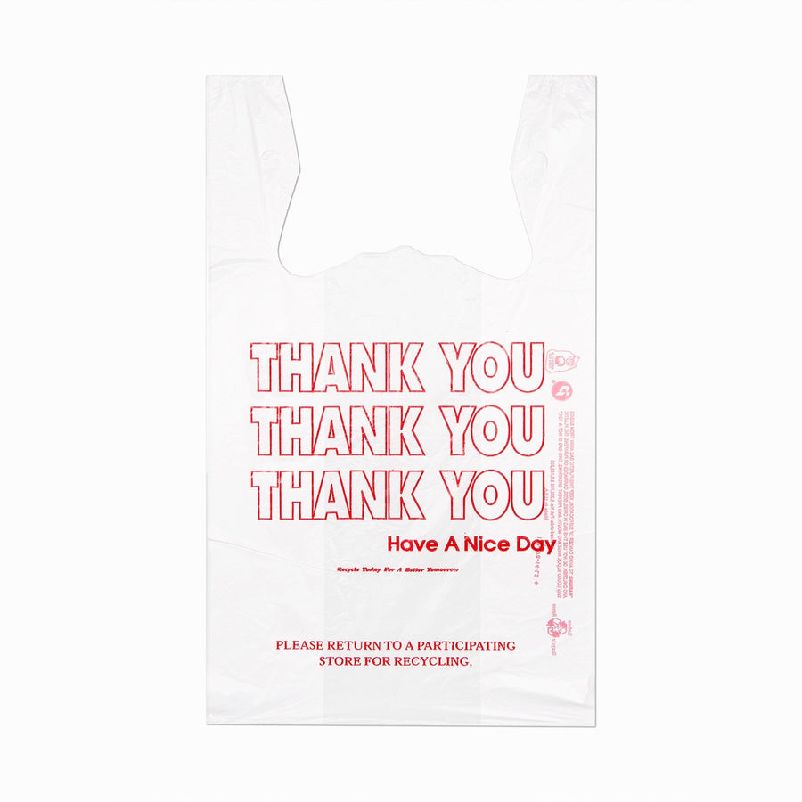 Inteplast T-Shirt Bags, White, Plastic, Handle, 900 / Carton, IBSTHW1VAL
