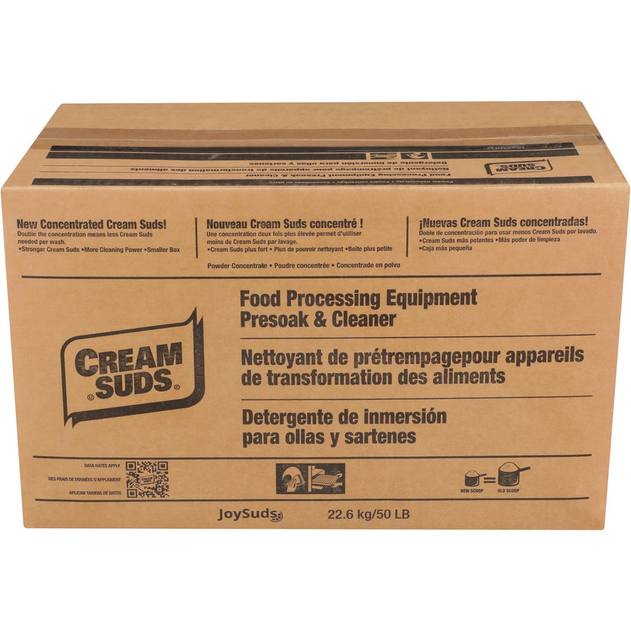 JoySuds Cream Suds Food Equipment Cleaner, Brown, 1 Carton, JYS43612