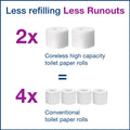 Essity Hygiene and Health AB TORK Coreless High-Capacity Toilet Paper Roll White T7, 36 / Carton, TRK472884