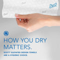 Kimberly-Clark Scott Pro High-Capacity Hard Roll Towels with Elevated Design & Absorbency Pockets, White, 6 / Carton, KCC53925