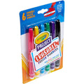 Crayola Project Erasable Poster Markers, 6 / Pack, CYO588371
