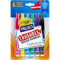 Crayola Project Erasable Poster Markers, 6 / Pack, CYO588371