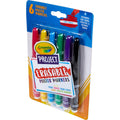 Crayola Project Erasable Poster Markers, 6 / Pack, CYO588371
