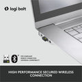 Logitech Lift Ergo Mouse, Graphite, LOG910006491