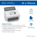 Brother ADS-4900W Sheetfed Scanner - 600 x 600 dpi Optical, BRTADS4900W