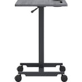 Lorell Height-adjustable Mobile Desk, LLR84837