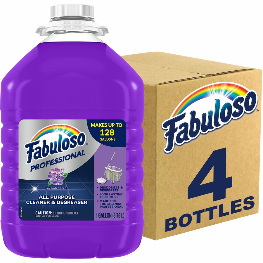 Fabuloso All-Purpose Cleaner, Purple, Residue-free, 4 / Carton, CPCUS05253ACT