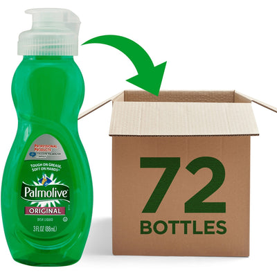 Colgate-Palmolive Palmolive Original Dish Liquid, Green, 72 / Carton, CPC201417