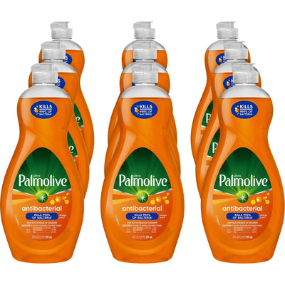 Colgate-Palmolive Palmolive Antibacterial Ultra Dish Soap, Orange, 9 / Carton, CPCUS04232ACT