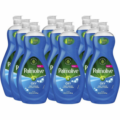Colgate-Palmolive Palmolive Ultra Dish Soap Oxy Degreaser, Blue, 9 / Carton, CPCUS04229ACT