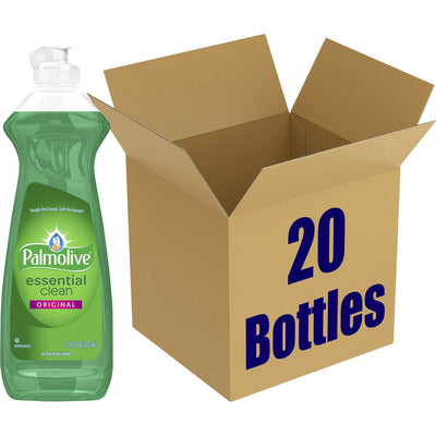 Colgate-Palmolive Palmolive Essential Clean Dish Liquid, Green, 20 / Carton, CPC146413CT