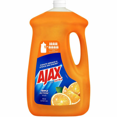 Colgate-Palmolive Company AJAX Triple Action Dish Soap, Orange, 4 / Carton, CPC149874CT