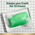 Colgate-Palmolive Irish Spring Deodorant Bar Soap with Flaxseed Oil, Green, 3 / Pack, CPC114177